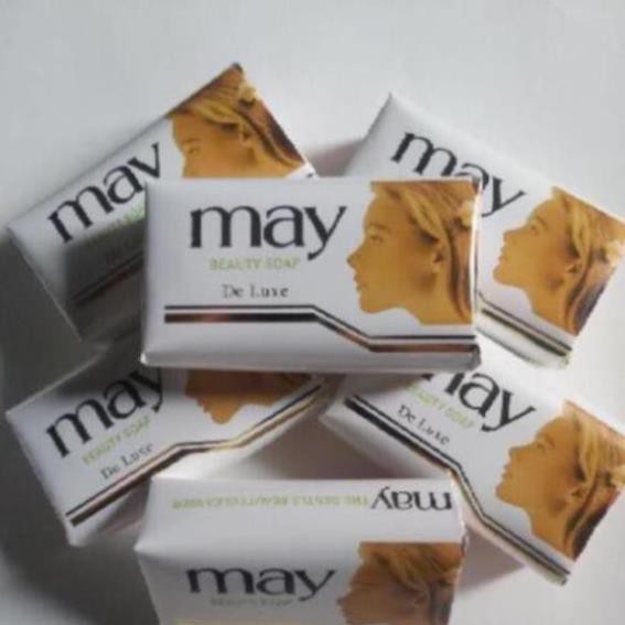 Combo 06 miếng / bánh Xà bông May trắng .