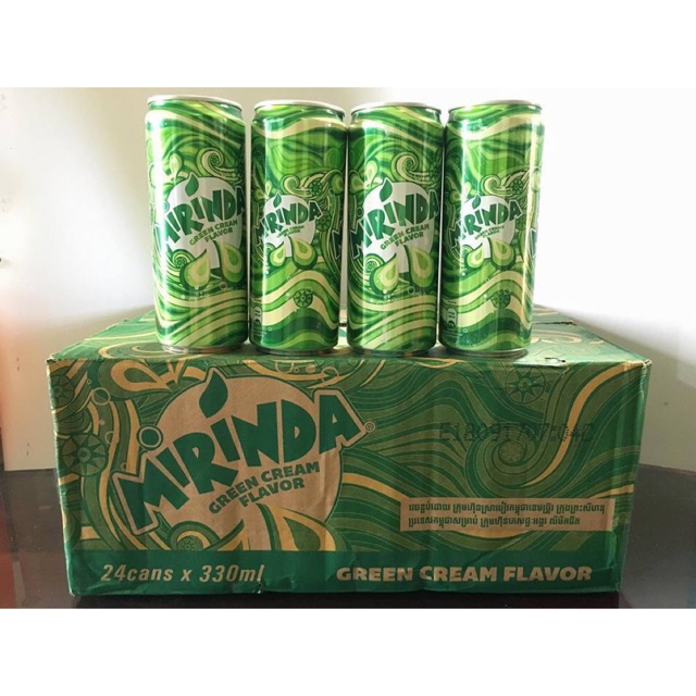 Combo 14 lon mirinda xanh Thái Lan