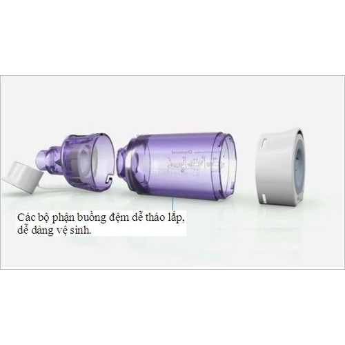 Buồng Đệm, Buồng Hít Hen Suyễn Babyhaler Philips MỸ [Chính Hãng - Bảo Hành 02 Năm]