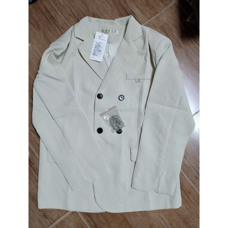 Sẵn Đen, Be-S(Hàng Đẹp)Ảnh thật 4 hình cuối-2W355.Áo blazer unisex nam nữ phong cách Harajuku Hàn Quốc | BigBuy360 - bigbuy360.vn