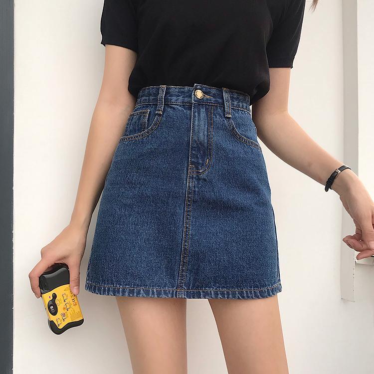 Chân Váy Denim Thời Trang Cá Tính Dành Cho Nữ | BigBuy360 - bigbuy360.vn