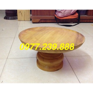mâm bồng gỗ mít