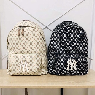 ( Chuẩn hãng ) Balo MLB NY Monogram Backpack Tiếu Chuẩn Hàn Quốc Full Tag Code