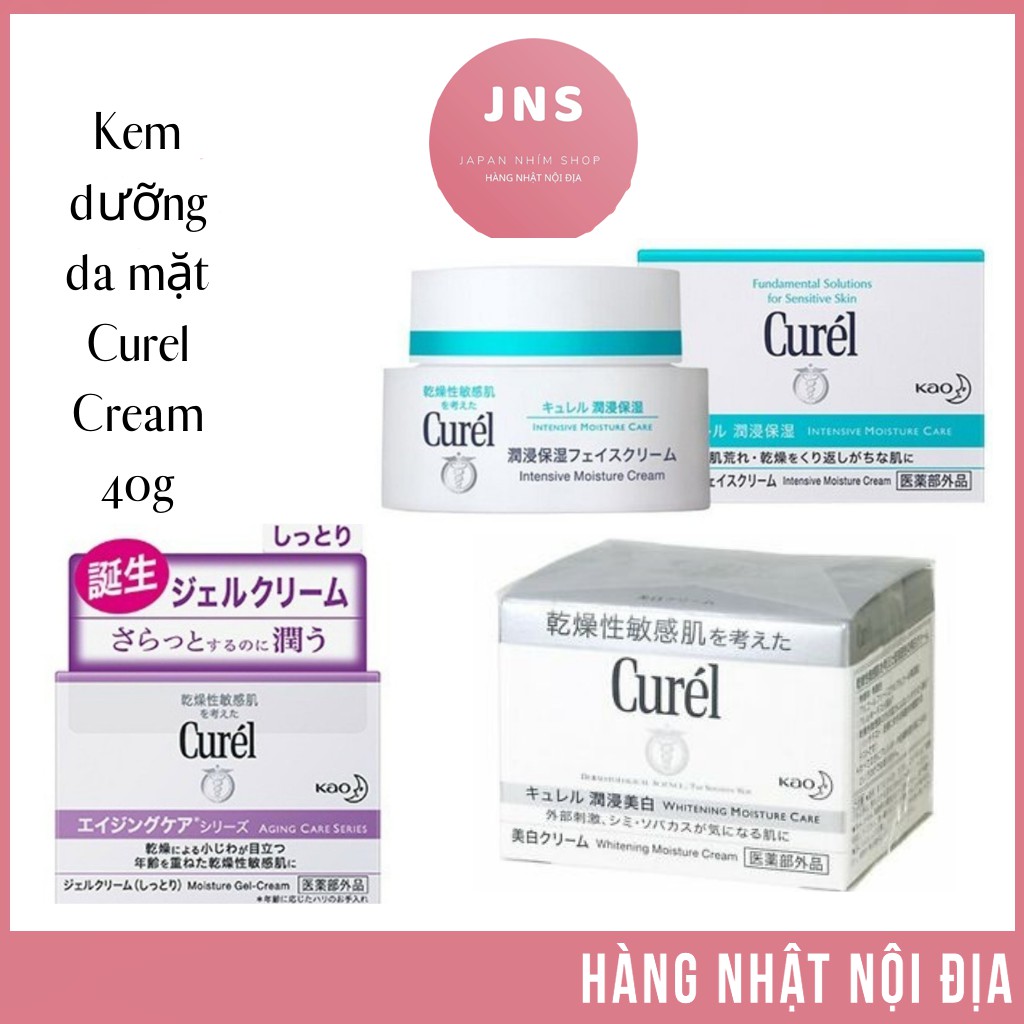 Kem dưỡng da mặt Curél Moisture Face Cream 40g Nhật bản nội địa