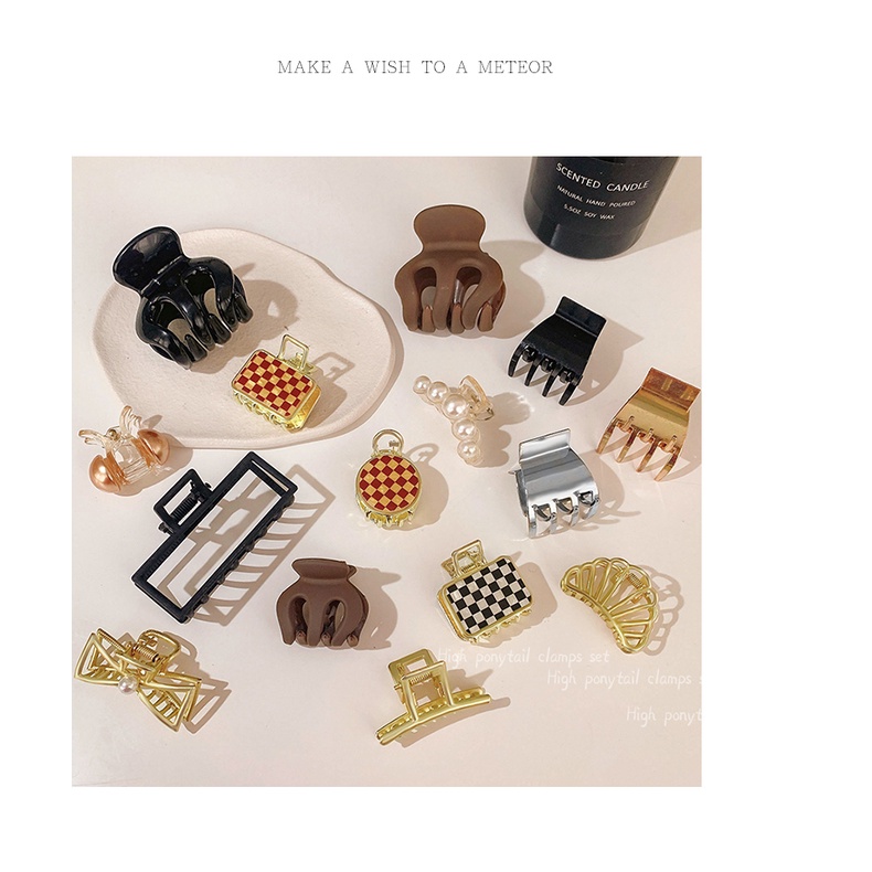 Kẹp Tóc Càng Cua Cỡ Nhỏ Thời Trang Hàn Quốc Sành Điệu Dành Cho Nữ