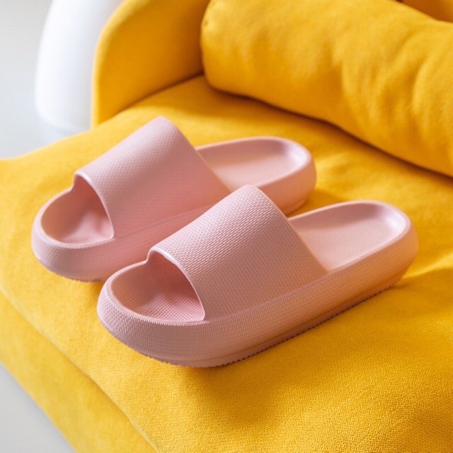 [ Sale sốc] Dép lê Unisex quai ngang đế bánh mì thông hơi nhiều màu siêu nhẹ - DAUBE - D015
