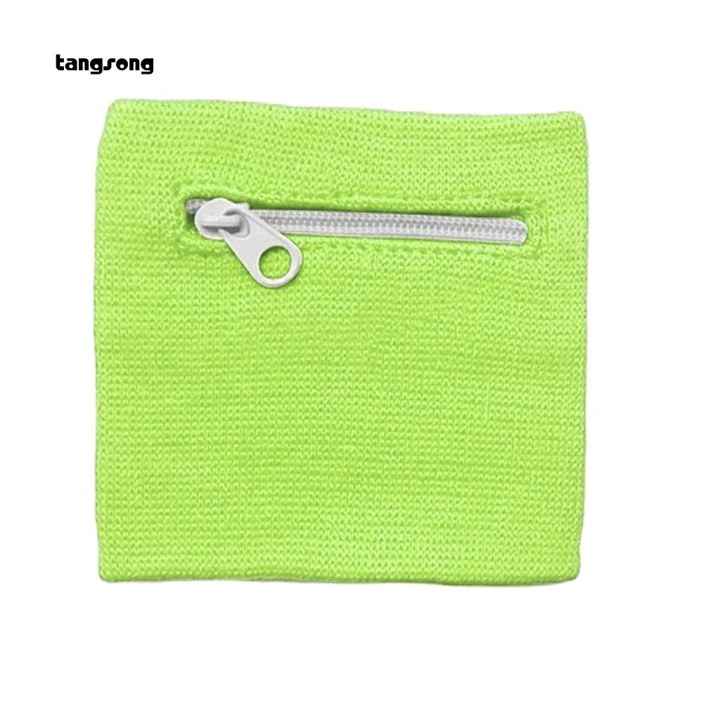 Túi Đựng Tiền Xu Đeo Cổ Tay Mini Có Khóa Kéo Phong Cách Thể Thao