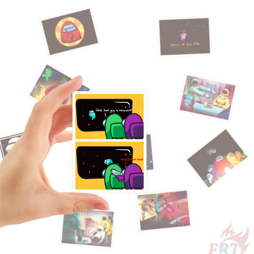 Bộ 30 Miếng Dán Hình Trò Chơi Amang Us