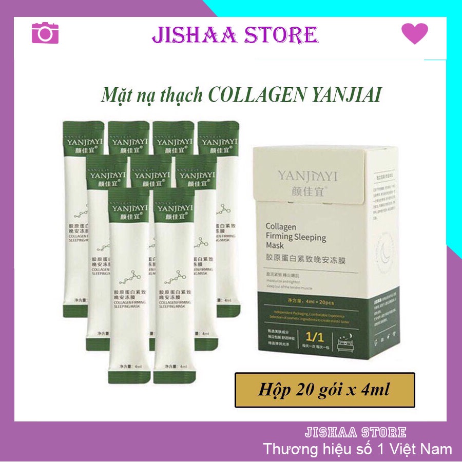 Mặt nạ ngủ collagen dưỡng trắng giúp da căng bóng trẻ hoá làn da