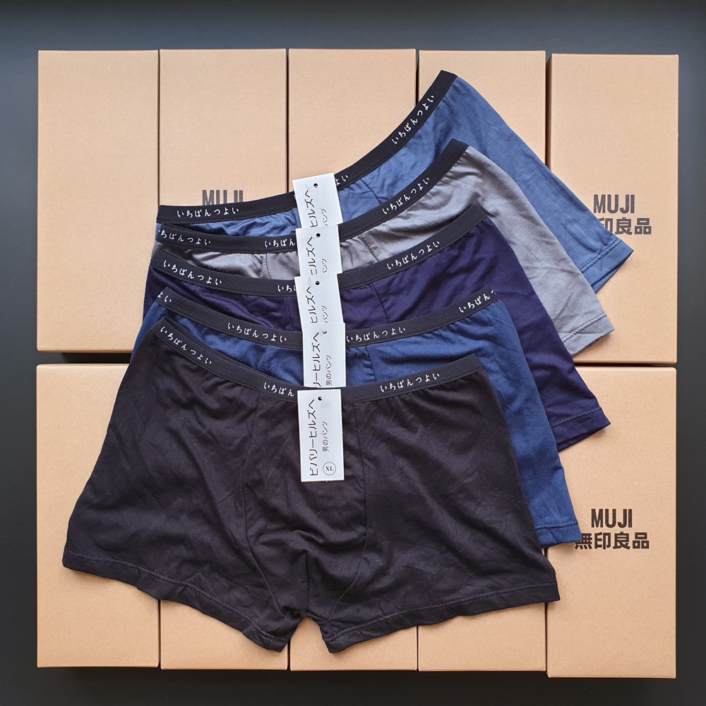 4 quần sịp đùi thun trơn co giãn 4 chiều MLQ10, hàng xuất Nhật, quần boxer nam bán chạy nhất năm
