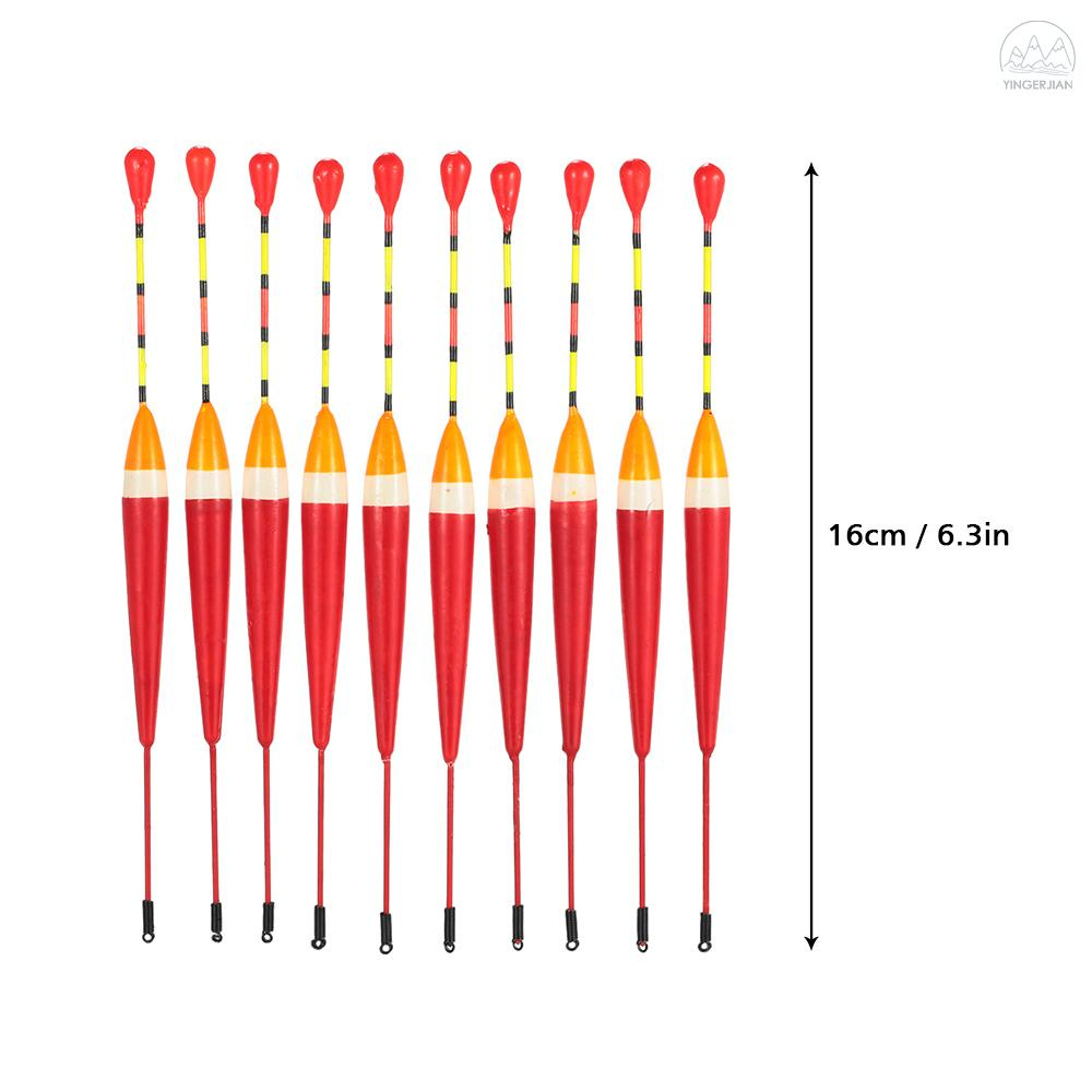 Set 10 Phao Câu Cá Đa Năng Có Đèn Báo Hiệu