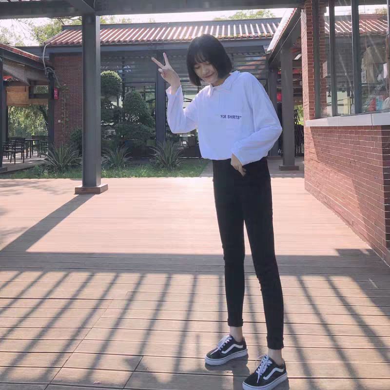 (sẵn xám) áo polo tay dài form rộng kèm hình thật | BigBuy360 - bigbuy360.vn