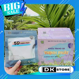 [FREESHIP] Thùng 200 Chiếc Khẩu Trang 5D THỊNH PHÁT 3 Lớp Ôm Mặt Nhỏ Gọn