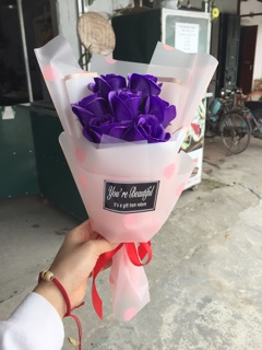 Bó hoa sáp thơm 7 bông