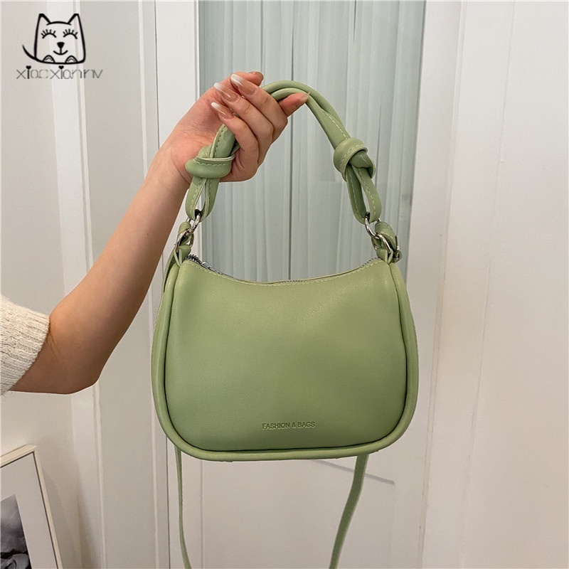 Túi Đeo Vai Dáng Vuông Nhỏ Bằng Da Mềm Kiểu Hàn Quốc Thời Trang Xuân Hè Cho Nữ 2022