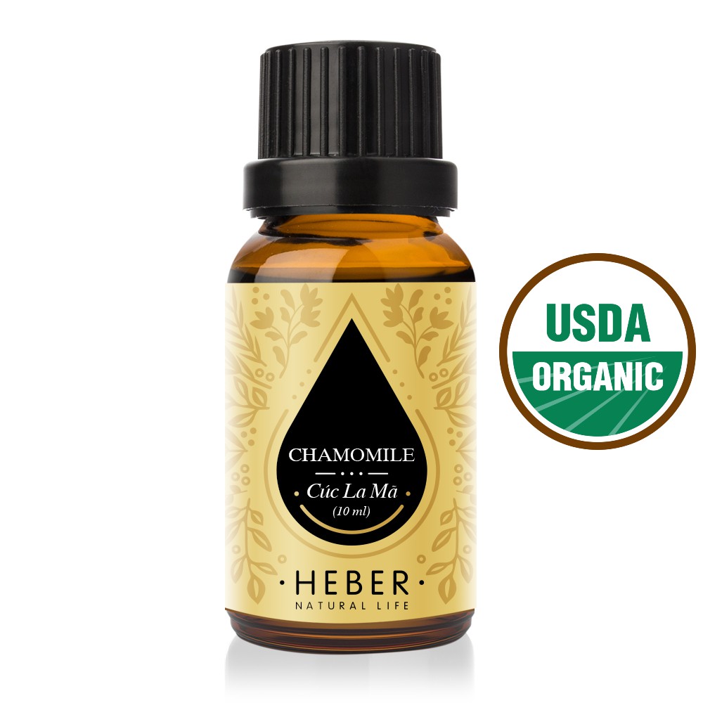 Tinh Dầu Cúc La Mã Heber Natural Life- Chamomile, Cao Cấp Nhập Khẩu, Thiên Nhiên Nguyên Chất Xông Phòng 10ml/30ml/50ml