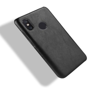For Xiaomi Mi 8 Case Business PU Leather Hard PC Plastic Back Cover