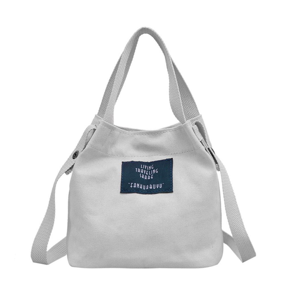 Túi vải nữ mini đeo vai với màu kẹo