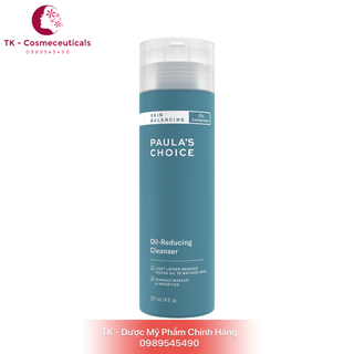 Sữa rửa mặt paula's choice skin balancing oil reducing cleanser kiềm dầu, cân bằng độ ẩm - 237ml