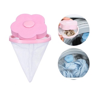 Floatable smart washing machine filter mesh bag
