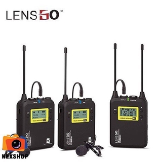 Mic thu âm LENSGO LWM-328C 2 mic 1 nhận Chính hãng