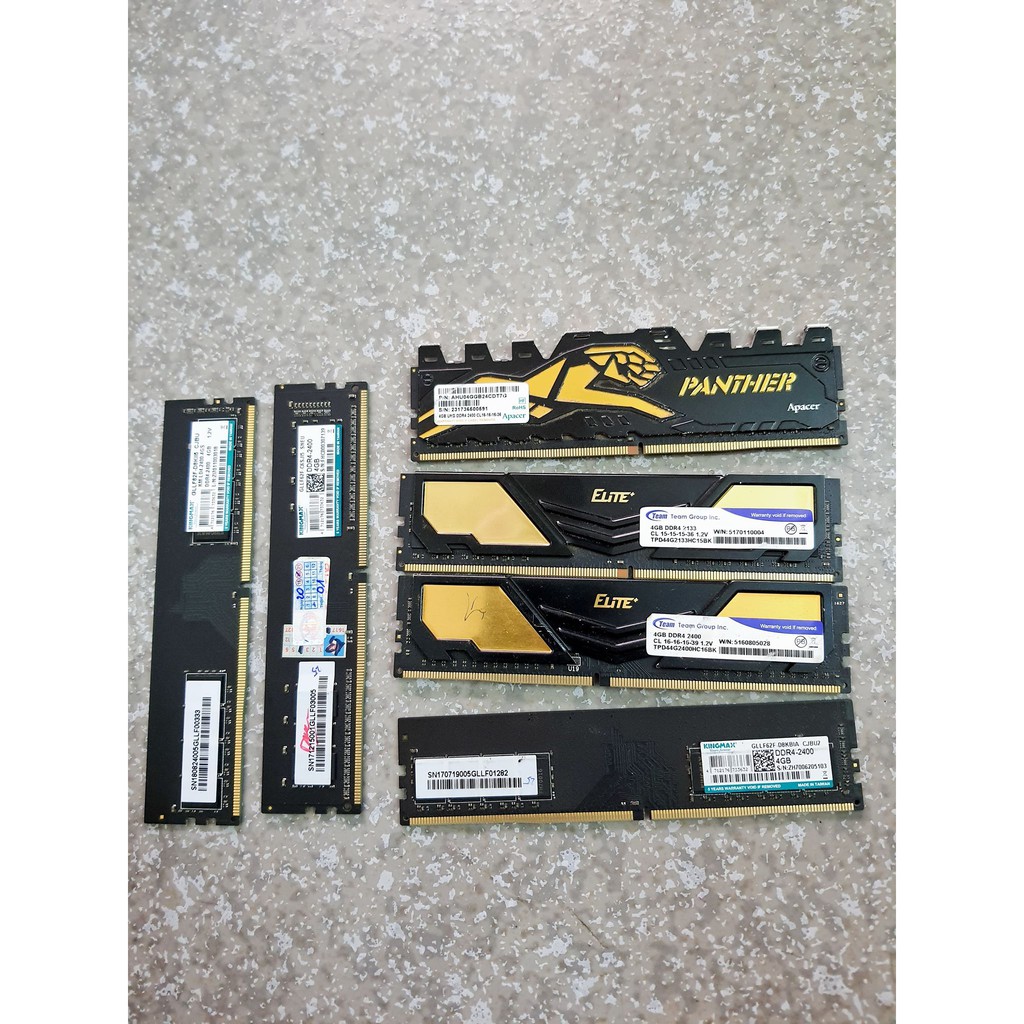 Ram dr4 4G 8G buss 2400 và 2666 dùng máy tính bàn.
