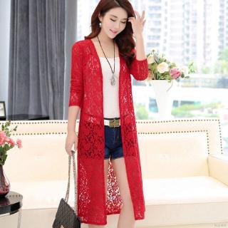 Áo khoác cardigan ren tay lỡ chống nắng quyến rũ đi biển