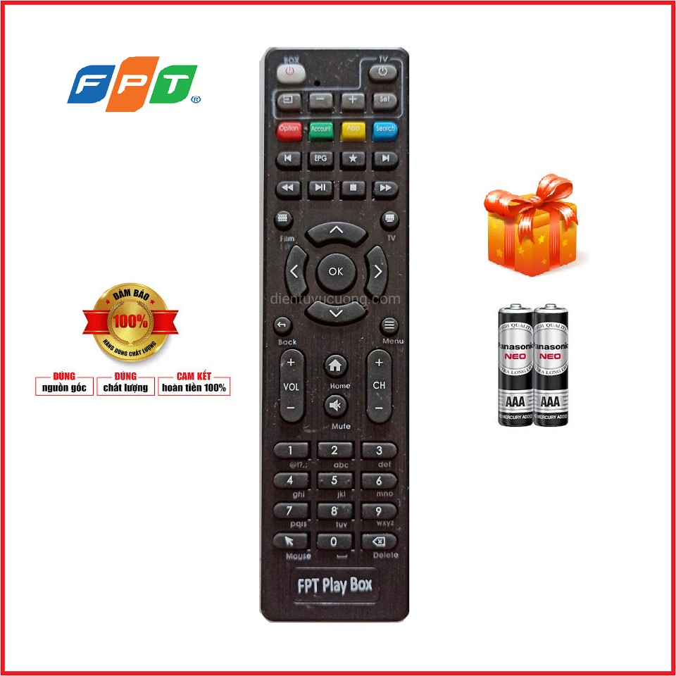 Điều Khiển FPT Play Box 4k ( Không Giọng Nói )