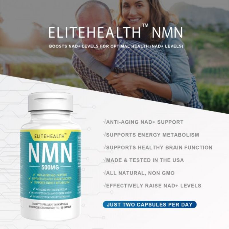 Viên Uống Truyền NMN 500mg NAD Săn Chắc Da Nâng Cơ Nicotinamide mononucleotide B3 Starhonor 60v