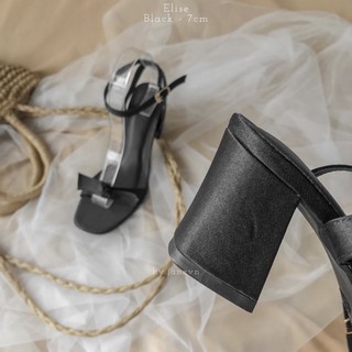 Elise sandal lụa Satin - giày thiết kế By Jane