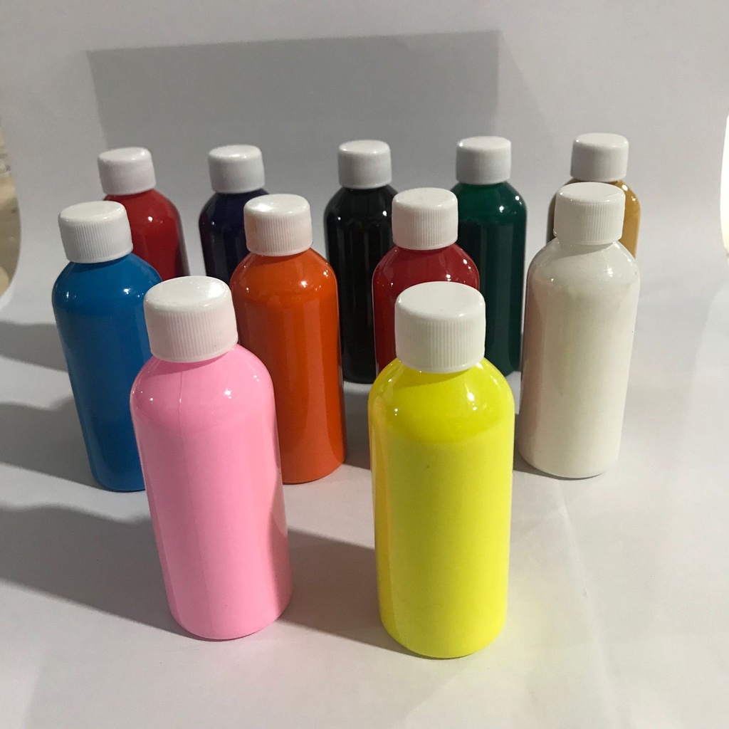 Màu Acrylic pouring 30ml nguyên liệu nhúng màu đổ màu gấu bạo lực Bearbrick thủ công handmade