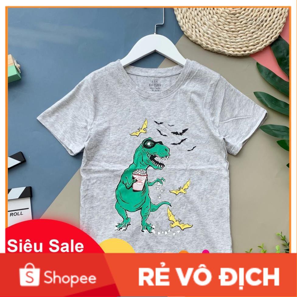 Áo cotton cộc tay in hình bé trai size XS4 -  XL14, cho bạn từ 20-45kg. Chất cotton siêu mịn, mềm, thấm mồ hôi tốt. Lô 1