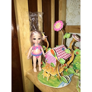 Bikini gấu cho búp bê baboliy 16cm.