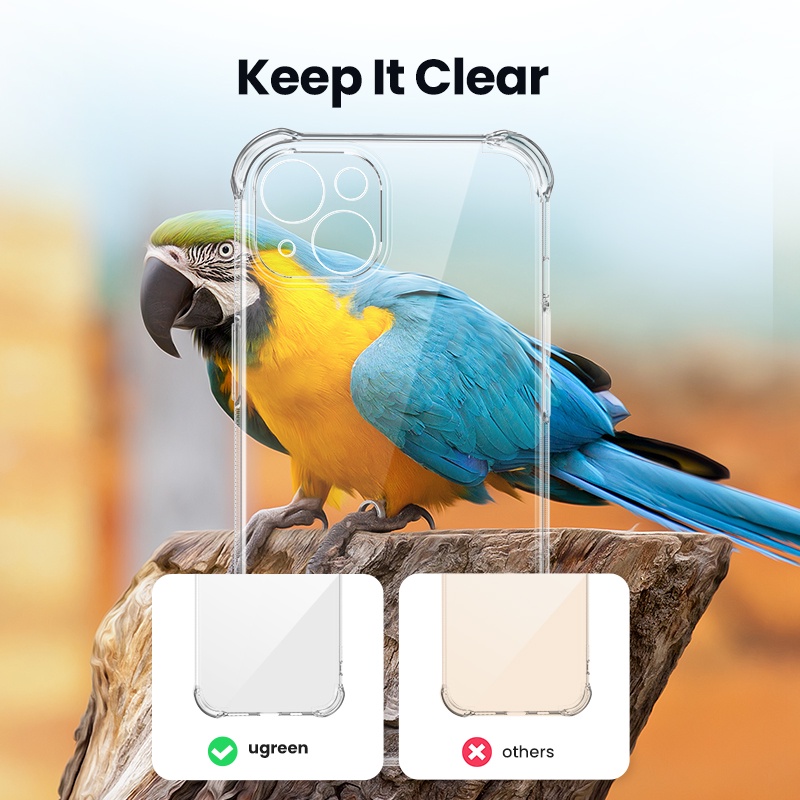 UGREEN Ốp Điện Thoại TPU Mềm Trong Suốt Chống Sốc Cho iPhone 13
