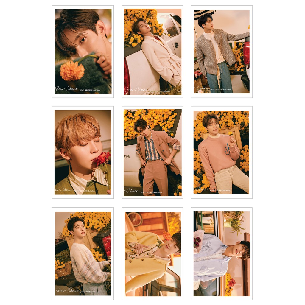 [Ép Lụa] Lomo Card 45 Ảnh SEVENTEEN - YOUR CHOICE