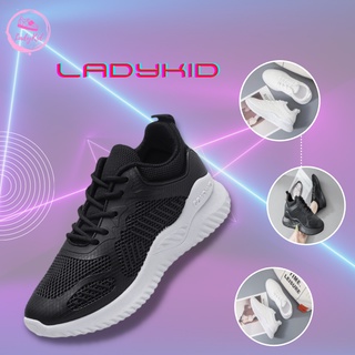 Giày nữ ,giày thể thao nữ đế cao da mềm kiểu dáng hàn quốc ladykid 68406