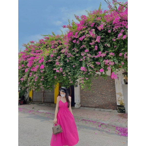 Váy hai dây eo chun_Anne Studio