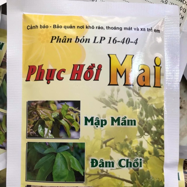 Phân bón mai vàng 2gói (25.000/gói 40g)