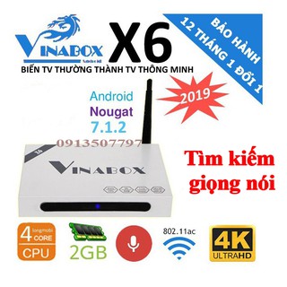 ĐẦU VINABOX X6 PRO RAM 2G TÌM KIẾM GIỌNG NÓI