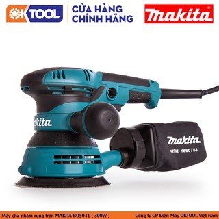 Máy Chà Nhám Rung Tròn Makita BO5041 (300W) [Hàng Chính Hãng]