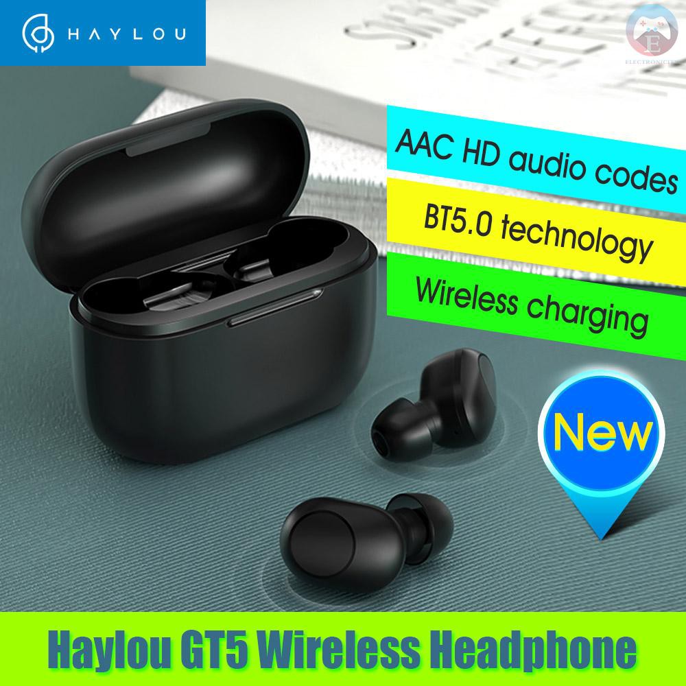 HAYLOU Bộ Tai Nghe Bluetooth 5.0 Không Dây Xiaomi Youpin Rom Gt5 Kèm Phụ Kiện