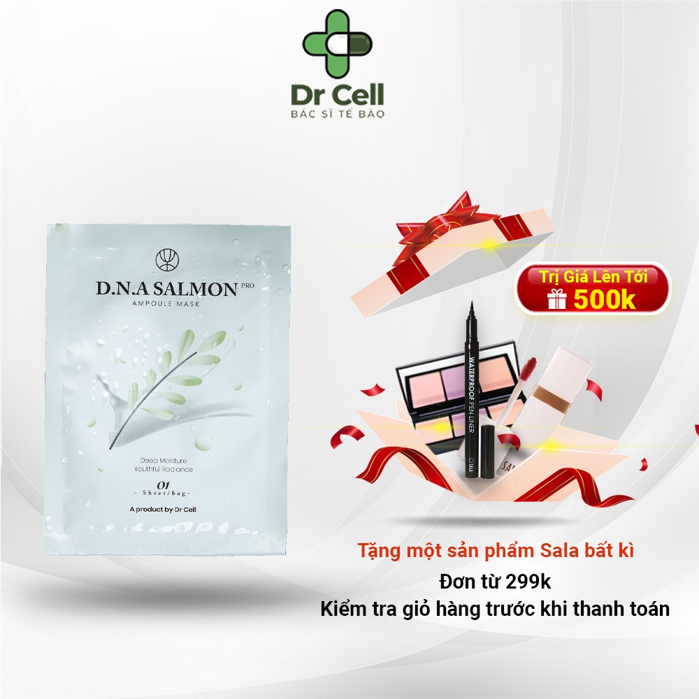 Mặt Nạ  D.N.A SALMON Dr Cell Dưỡng Da, Cung Cấp Độ Ẩm, Tái Tạo Collagen, 25ml