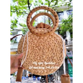 Túi Lục Bình tròn quai mây đeo chéo (size nhỏ xinh)