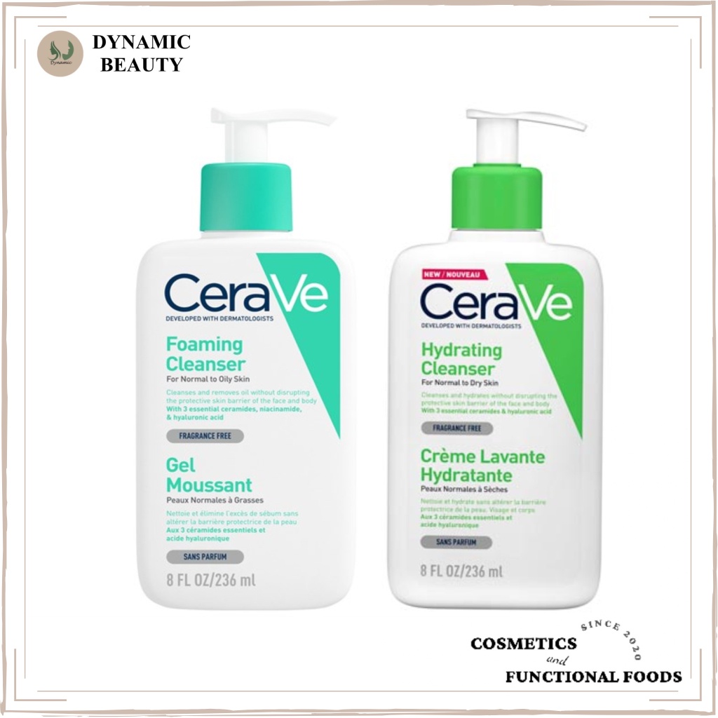 [CeraVe Cleanser] Sữa rửa mặt Cerave foaming- hydrating facial cleanser 88ml- 236ml- 355ml- 473ml