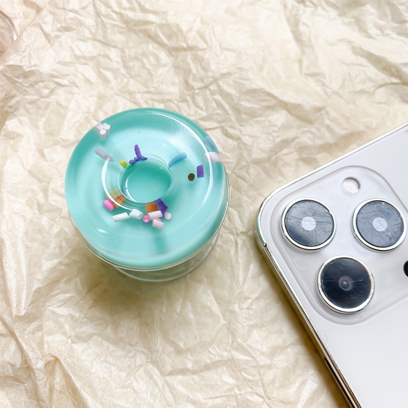 Giá Đỡ Điện Thoại Hình Bánh Donut Nhiều Màu Dễ Thương