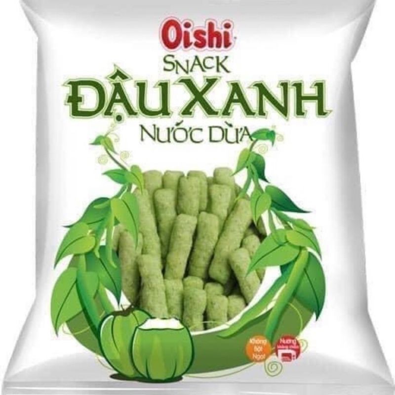 Bim bim đậu xanh nước dừa oishi 10gram