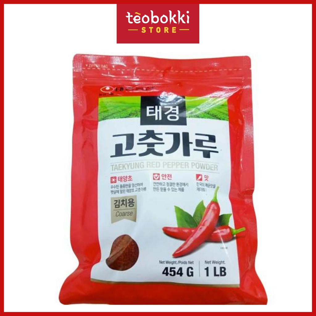 Ớt bột Hàn Quốc Tae Kyung Nong San 454g - LÀM KIMCHI