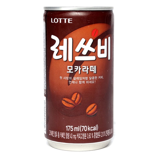 [LOTTE] CÀ PHÊ LETS BE MOCHA LATTE 175ML - [롯데] 레쓰비 모카라떼 175ML