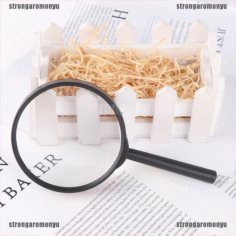 Kính Lúp Cầm Tay 90mm Phóng Đại 5x Đọc Sách Tiện Dụng