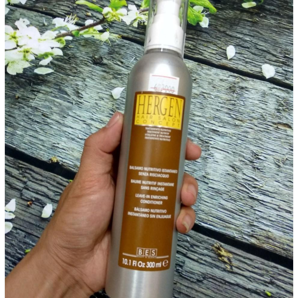 Xả Khô nuôi dưỡng tóc trẻ ngọn BES HERGEN 300ML